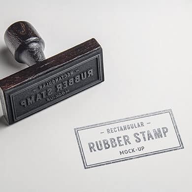 Rubber stamp